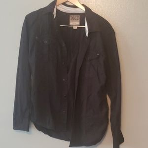 Black bke button down